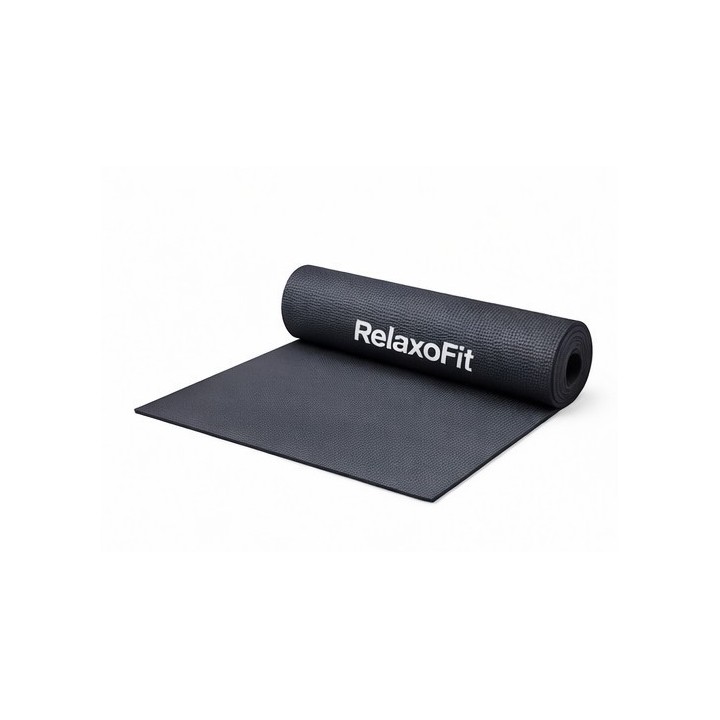 RelaxoFit Yogamatte schwarz