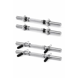 VigorX Hantelstangen Premium Chrom