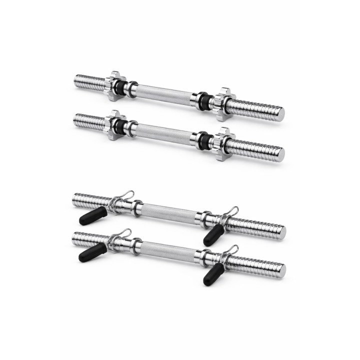 VigorX Hantelstangen Premium Chrom