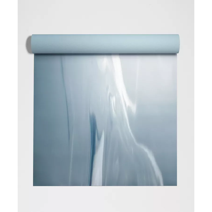 NordFit faltbare Trainingsmatte in blau-weiß marmoriert