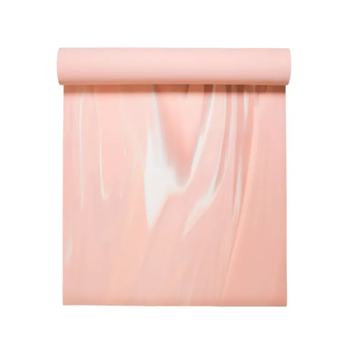 TitanWerk Krafttrainingsmatte pink-weiß marmoriert