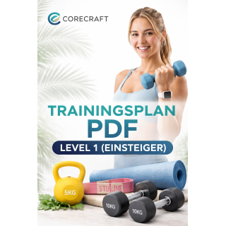 CoreCraft Trainingsplan PDF Level 1 (Einsteiger)
