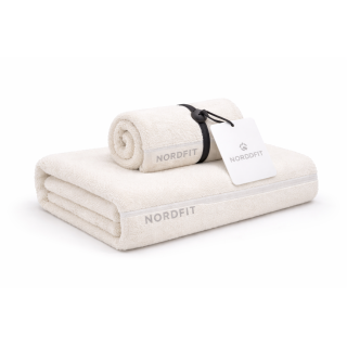 NordFit Saunatücher in Sand-Farbe