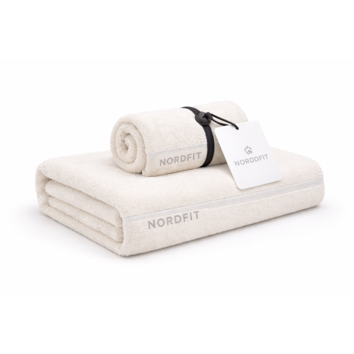 NordFit Saunatücher in Sand-Farbe